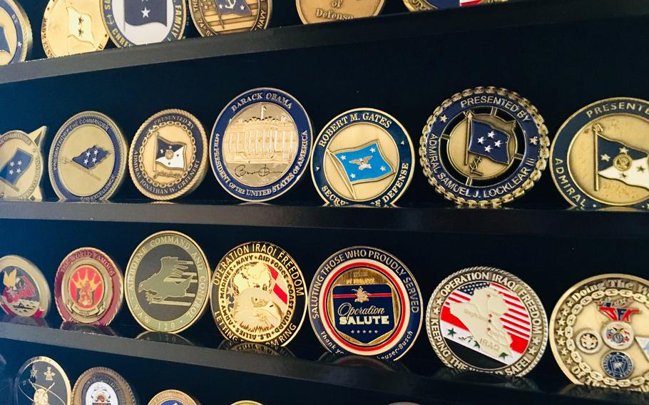 Navy challenge coins are collected like trading cards. But some